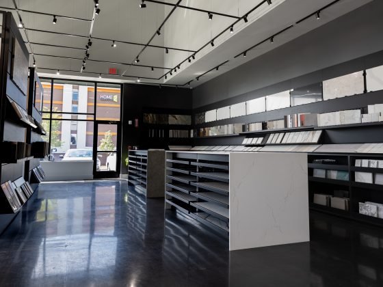 granite quartz and marble countertop showroom displays at Richstone Surfaces design studio