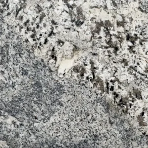 Biarritz granite slab with light gray and white mineral patterns ideal for elegant kitchen countertops and interior stone surfaces