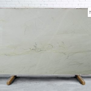 Luce Di Luna Polished natural stone surface with soft grey background and delicate white veining for elegant kitchen and bathroom countertops
