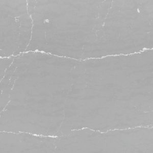 Clareanne quartz countertop slab with white base and soft gray veining for elegant kitchen and bathroom surfaces